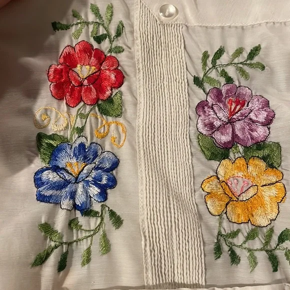 Vintage button up from Mexico - Picture 5 of 6